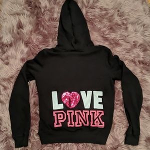 Victoria's Secret PINK BLING zip hoodie